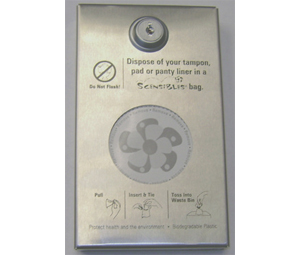 Scensibles LDSS Locking Dispenser Stainless Steel