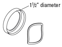 Schlage 36-083-626 Compression Ring and Spring - Satin Chrome