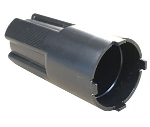 Schlage 40-017 Plastic Al/D Series Lever Castle Nut Wrench - Black Plastic