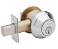 Schlage B660P 625 2-3/4" Backset Grade 1 Single Cylinder Deadbolt - Bright Chrome