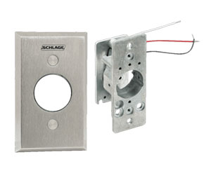 Schlage Electronics 653-04 ATS 630 SPDT Maintained Single Direction Key Switch, Less Cylinder, Anti-Tamper Switch, Satin Stainless Steel