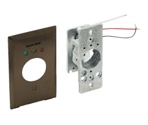 Schlage Electronics 653-0404 L2 ATS SF-613 (2) SPDT Maintained Bi-Direction Key Switch, Less Cylinder, 2 LEDs, Red & Green, Anti-Tamper Switch, Oil Rubbed Bronze