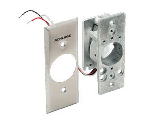 Schlage Electronics 653-0405 NS ATS SF-626 SPDT Maintained x SPDT Momentary Key Switch, Less Cylinder, Anti-Tamper Switch, Narrow Style, Satin Chrome