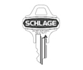 Schlage 35-008C145 Construction Key Blank 