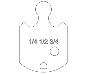 Schlage B520-733 Cam Modular - Corbin Russwin - 1-1/4", 1-1/2", 1-3/4"
