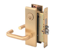 Schlage L0170 03B 611 L Series 03B Design Single Dummy Trim - Bright Bronze