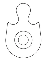 Schlage L583-255 L Cylinder Cam for FSIC Mortise Cylinder