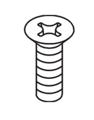 Schlage L583-454 L Series Case Cover Screws 12/pk