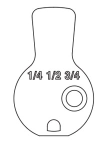 Schlage L583-477 L9060 Cam Modular Mortise Cylinders 1-1/4", 1-1/2", 1-3/4"