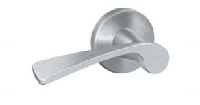 Schlage L9010 MER B 619 LH Passage Function Mortise Lock, Satin Nickel - Left Handed