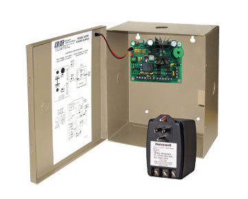 SDC 621PJ Power supply module, 1 Amp 12/24VDC, Class 2 with UL Listed 40VA-24VAC plug-in transformer & Cabinet