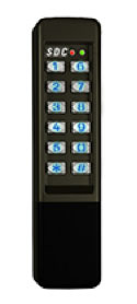 SDC 923 Narrow Indoor/Outdoor EntryCheck Digital Keypad, 500 Users, 12/24 VAC/DC