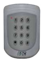 SDC E5KPW Proximity and PIN reader, HID Compatible, Wiegand Format