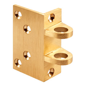 Segal SE15312 High Security Deep Inset Angle Strike, Brushed Brass