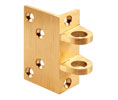 Segal SE15312 High Security Deep Inset Angle Strike, Brushed Brass