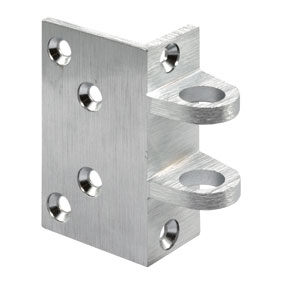 Segal SE15313 High Security Deep Inset Angle Strike, Brushed Chrome