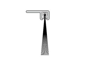 Sealeze A190CLA08BL 42" Clear Anodized Dock Leveler Seal with 0.75" Nylon Therm-L-Brush - Slotted with TEK screws