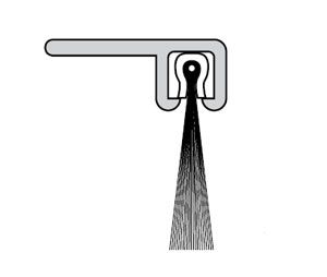 Sealeze B290CLA05BL 66" Clear Anodized Dock Leveler Seal with 0.53" Nylon Therm-L-Brush - Slotted with TEK screws