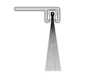 Sealeze C390CLA10BL 18" Clear Anodized Dock Leveler Seal with 1.00" Nylon Therm-L-Brush - Slotted with TEK screws