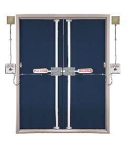 Securitech TEL-320 Trident Multi-Point Exit Lock Manual-Relocking - Both Doors Active - with Direct Power Alarm