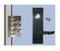 Securitech TEL-KDT-RB Key/DC Lever Trim Only w/o Anti-Pry Plate - Satin Stainless Steel