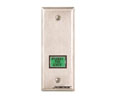 Securitron EEB 3N Emergency Exit Button With 3/4" Green Button On Narrow Stile Plate