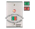 Securitron PB3 1" x 3/4" Rectangle Momentary Pushbutton
