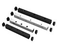 Securitron UHB-BK-12 13-1/2" Aluminum Black Universal Header Bracket 