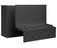Securitron Z-82 BK Aluminum Black Z-Bracket For Inswing Doors