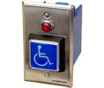 Securitron PB2H 2" Square Momentary Pushbutton For Handicap