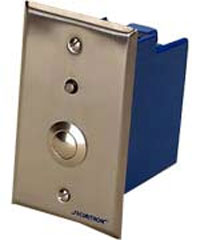 Securitron PB4 1" Stainless Momentary Pushbutton