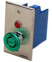 Securitron PB 1 1/2" Round Momentary Pushbutton