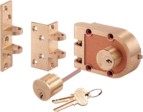 Segal SE19332 Double Cylinder Deadbolt, KD Keying, Brushed Chrome, Angle and Flat Strikes, Box Packaging