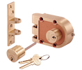 Segal SE19328 Double Cylinder Deadbolt, KD Keying, Brushed Chrome, Flat Strike only, Clamshell Packaging