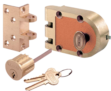 Segal SE15318 Single Cylinder Deadbolt, KD Keying, Brushed Chrome, Angle Strike only, Box Packaging