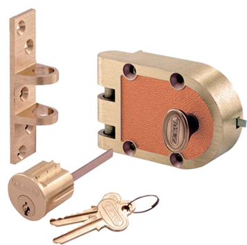 Segal SE15328 Single Cylinder Deadbolt, KD Keying, Brushed Chrome, Flat Strike only, Box Packaging