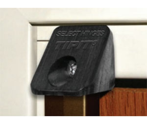 Select Hinges TIPIT CB Black Tipit™ Ligature-Resistant Hospital Tip - for Dark Bronze Anodized Hinges