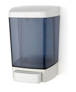 Palmer Fixture SF2135 TS 30 oz. Manual Bulk Foam Dispenser-Translucent Smoke 