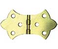 Stanley SHCD5316-1-11/16 Bright Brass Decorative Cabinet Specialty Hinge 1-11/16" x 3-1/16" - 1 Pr.
