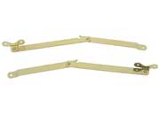 Stanley SHSP432-3-10 Bright Brass Drop Lid Support&Down Stay 10" - 1 Pr.