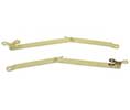 Stanley SHSP432-3-10 Bright Brass Drop Lid Support&Down Stay 10" - 1 Pr.