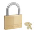 Master Lock 160D Solid Brass Body Padlock 2 3/8" Wide 1 1/8" Tall Shackle 5-Pin Cylinder Keyed Different