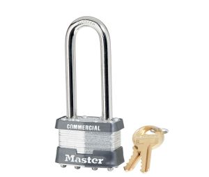 Master Lock 21KALJ-10L320 Laminated Steel Rekeyable Pin Tumbler Padlock 1 3/4" Wide 2 1/2" Tall Shackle Rekeyable 5-Pin Cylinder Keyed Alike