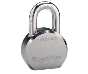 Master Lock 6230WO ProSeries Solid Steel Rekeyable Pin Tumbler Padlock 1 1/8" Wide 2" Tall Shackle Without Cylinder