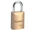 Master Lock 6830KA-10G200 ProSeries Solid Brass Rekeyable Pin Tumbler Padlock 1 9/16" Wide 1 1/16" Tall Shackle 5-Pin Cylinder Keyed Alike