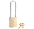 Master Lock 6830LT ProSeries Solid Brass Rekeyable Pin Tumbler Padlock 1 9/16" Wide 3" Tall Shackle 5-Pin Cylinder Keyed Different
