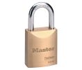 Master Lock 6840KA-10G440 ProSeries Solid Brass Rekeyable Pin Tumbler Padlock 1 3/4" Wide 1 3/16" Tall Shackle 5-Pin Cylinder Keyed Alike