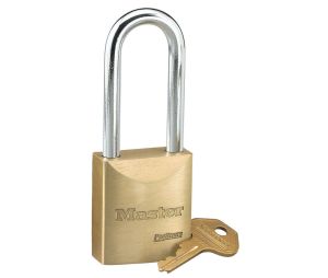 Master Lock 6840KALJ-10G440 ProSeries Solid Brass Rekeyable Pin Tumbler Padlock 1 3/4" Wide 2 1/2" Tall Shackle 5-Pin Cylinder Keyed Alike