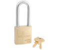 Master Lock 6850KALJ-10G550 ProSeries Solid Brass Rekeyable Pin Tumbler Padlock 2" Wide 2 1/2" Tall Shackle 5-Pin Cylinder Keyed Alike