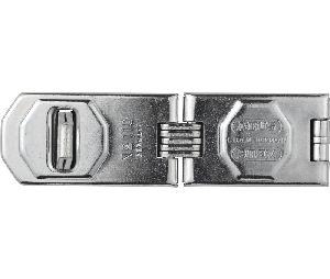 Abus 110-155C Single Hinged Steel Hasp, 6-7/64" Width, Security Level 8